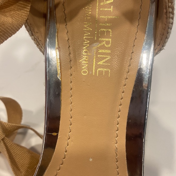 Catherine Malandrino | Miyoko Wedge Sandal | Size: 9 | Color: Silver Tan - Picture 15 of 17